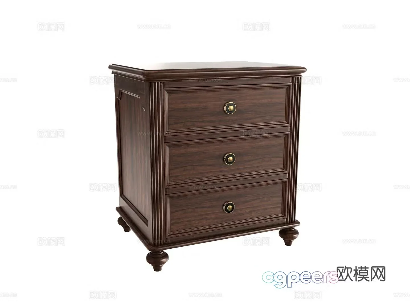 bedside table 3d model