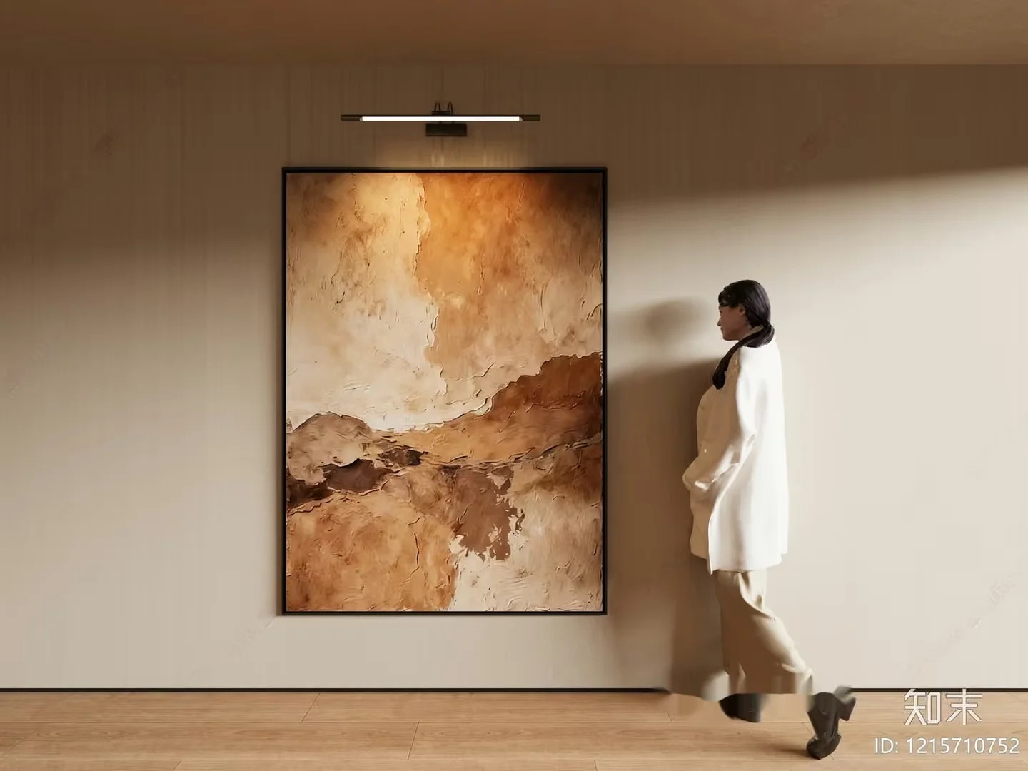 Modern Art Piece 3D Model – 15354 – VRAY Render