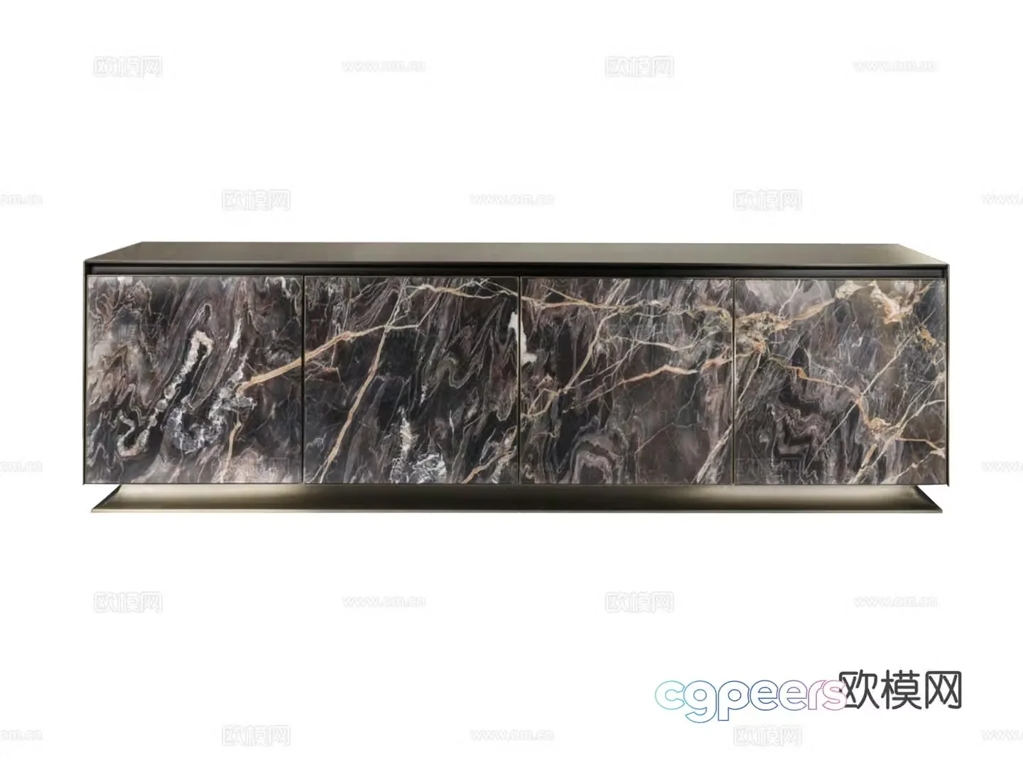 Visionnaire AURORA side cabinet 3D model