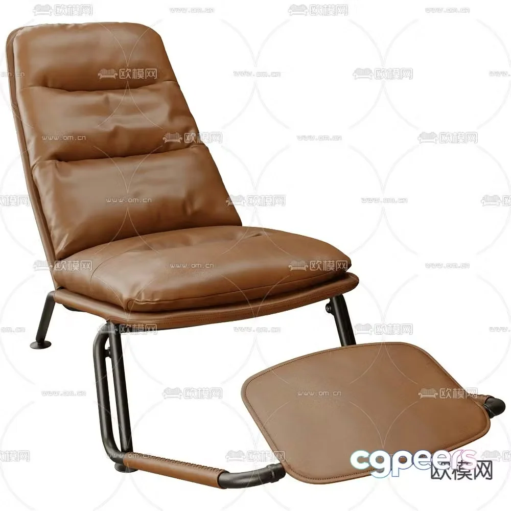 Prostoria lounge chair 3d model