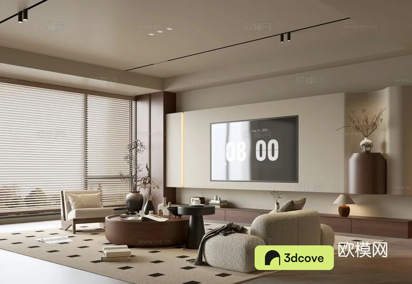 Wabi-sabi living room