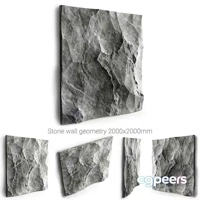 3ds Max Free – Decorative stone wall