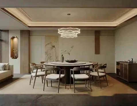 Modern Dining Room 3D Model – 4863 – VRAY Render