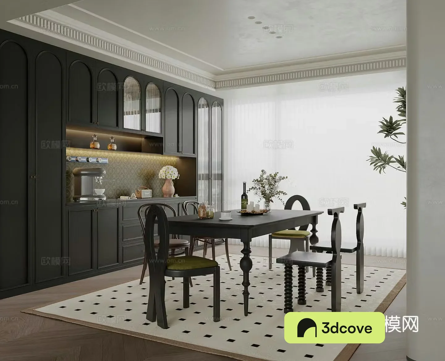 French restaurant French dining table and chairs Restaurant Villa restaurant