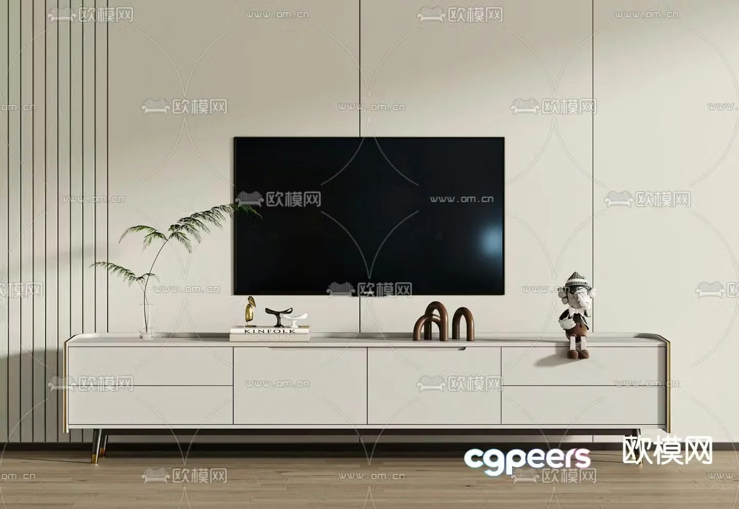 TV cabinet 3d model