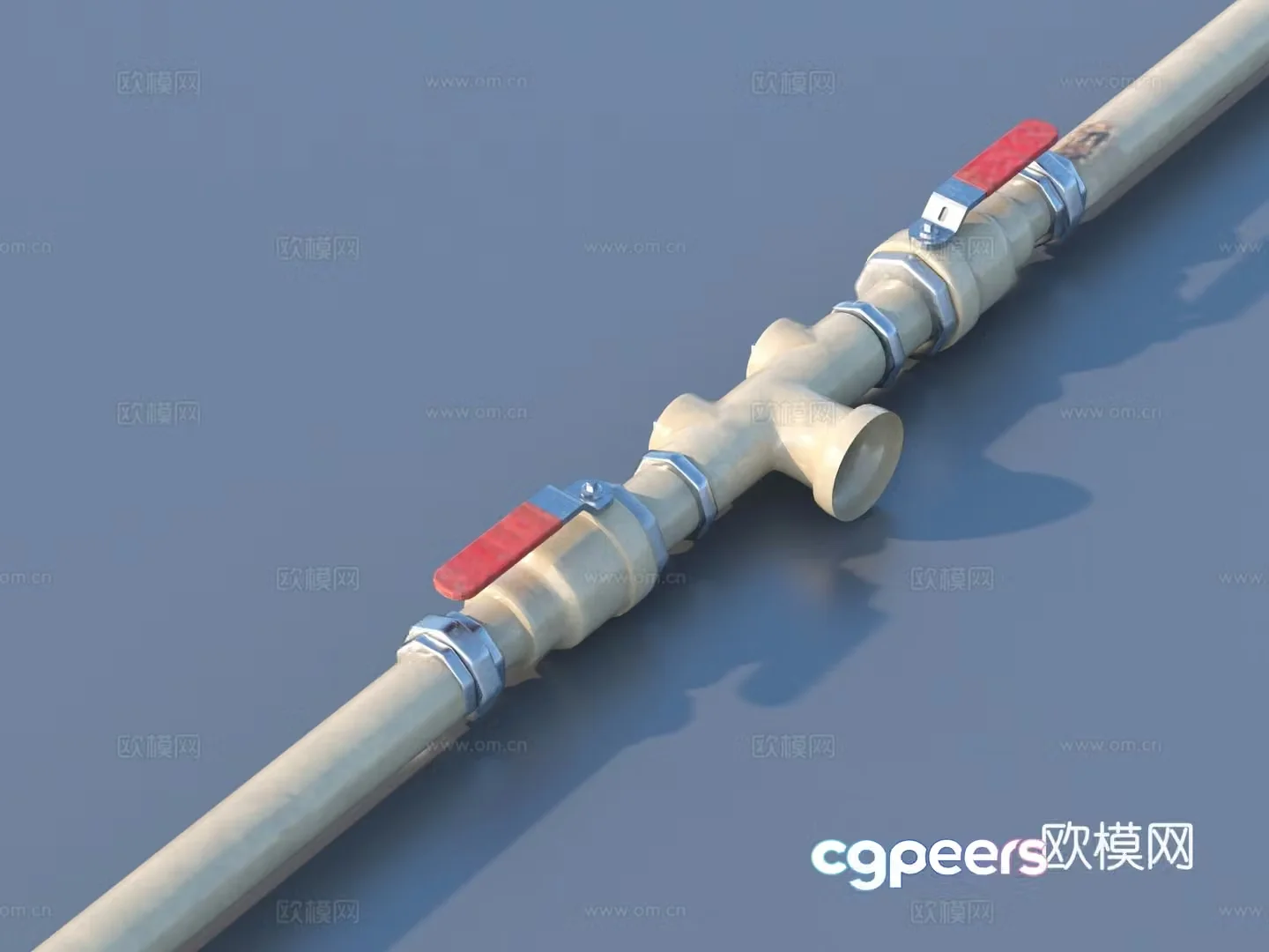 Valve Pipe Water Pipe 3D Model