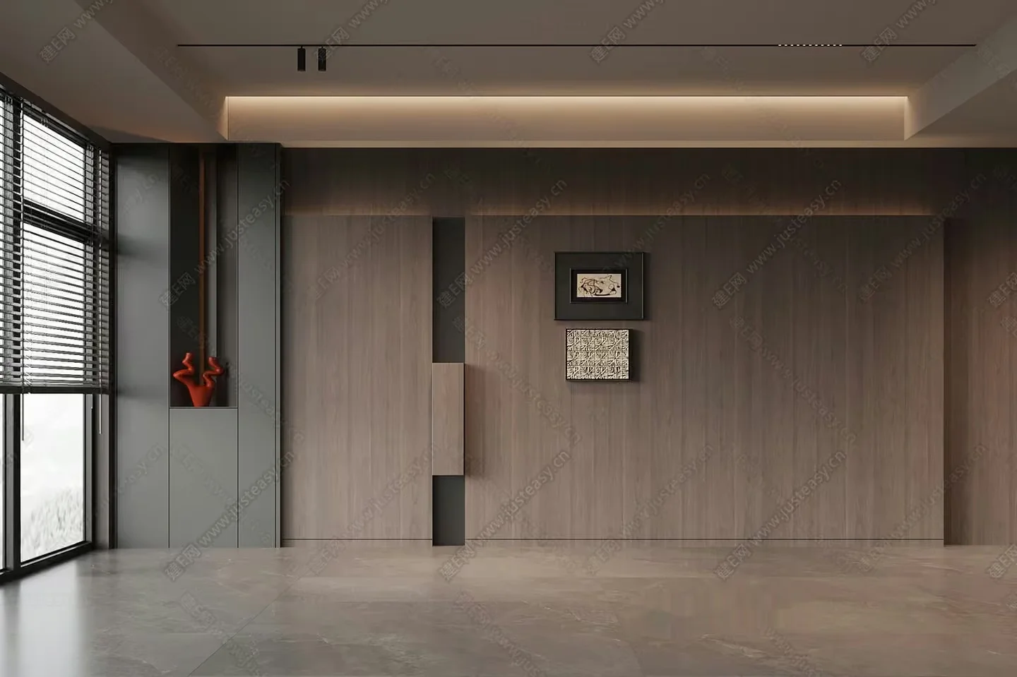Modern Interior Space 3D Model – 18247 – VRAY Render