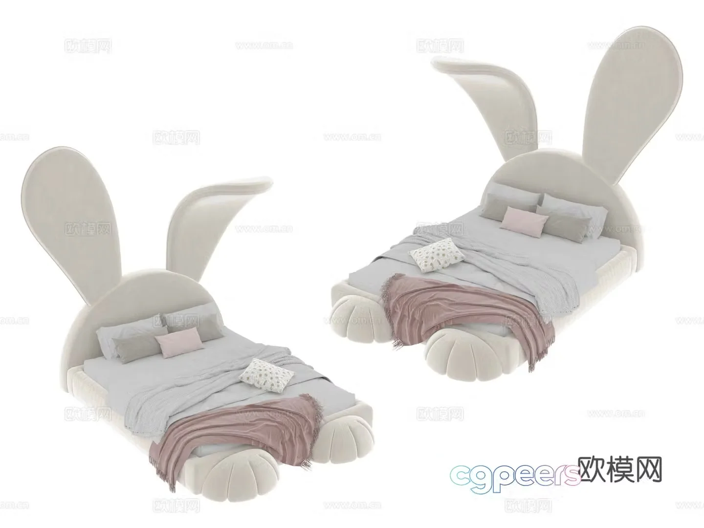 Furniture Children’s bed 3d model