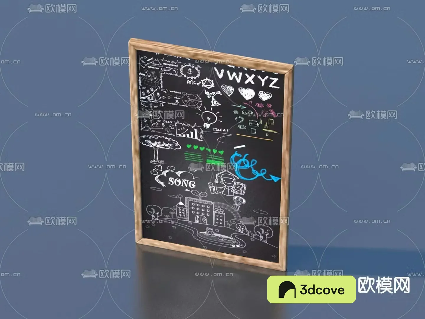 billboard shop sign blackboard