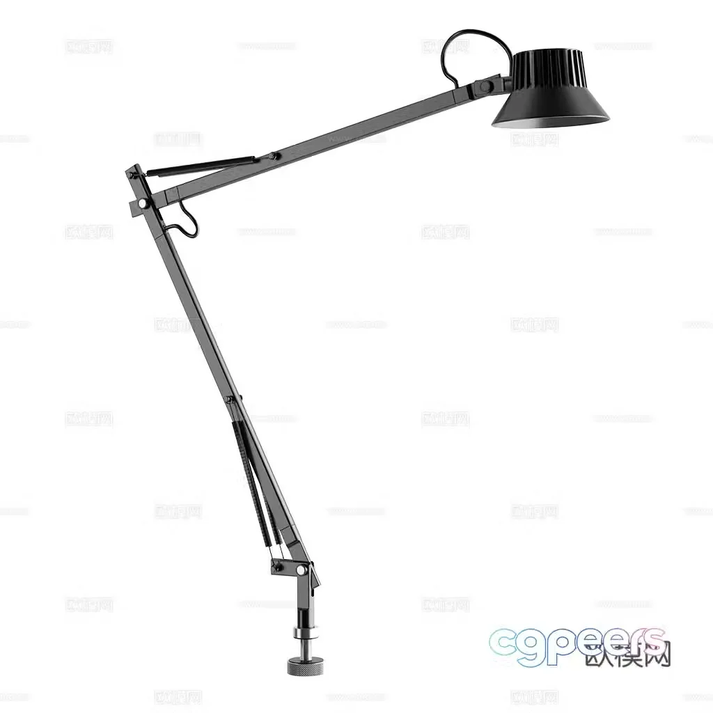 Muuto Industrial Wind Table Lamp Metal Table Lamp Classic Table Lamp Architect Table Lamp 3D Model