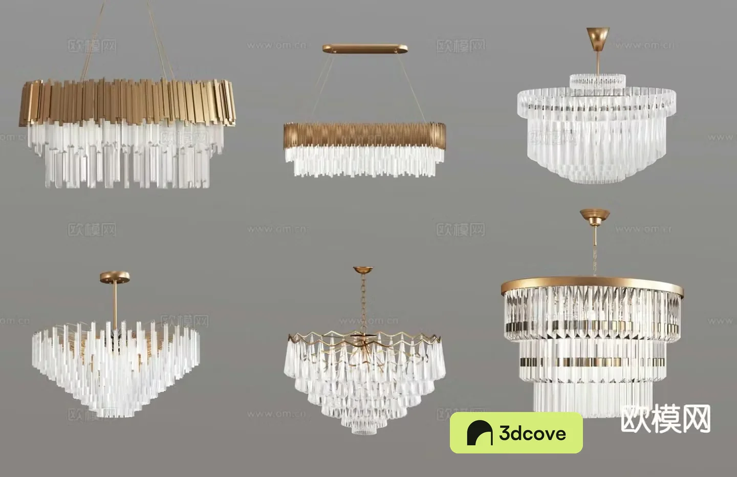 Modern metal chandelier crystal chandelier