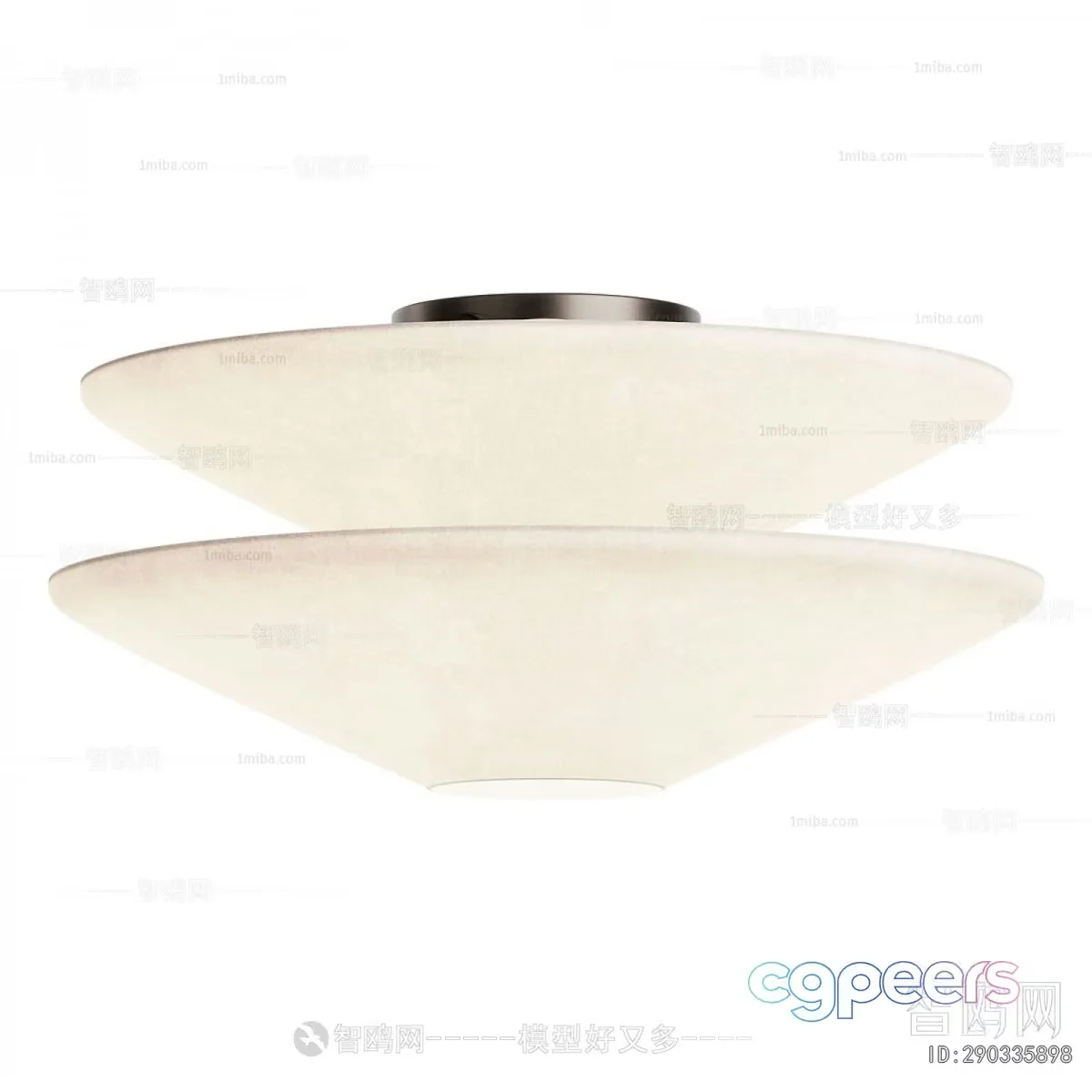Gold Light Fixture 3D Model – 23256 – VRAY Render