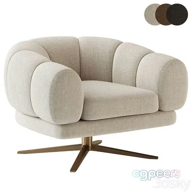 3ds Max Free – Swivel chair Sunset