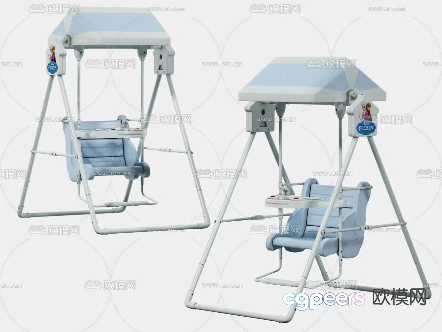 Children’s swing chair Children’s rocking chair 3d model