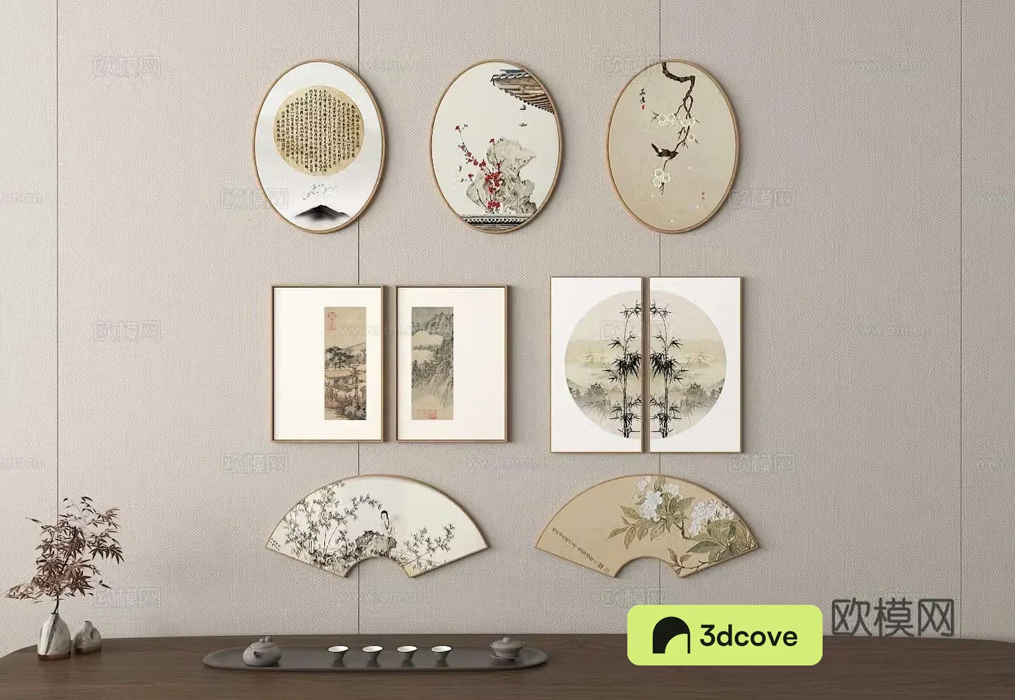 New Chinese style decorative painting traditional Chinese painting ancient painting hanging painting