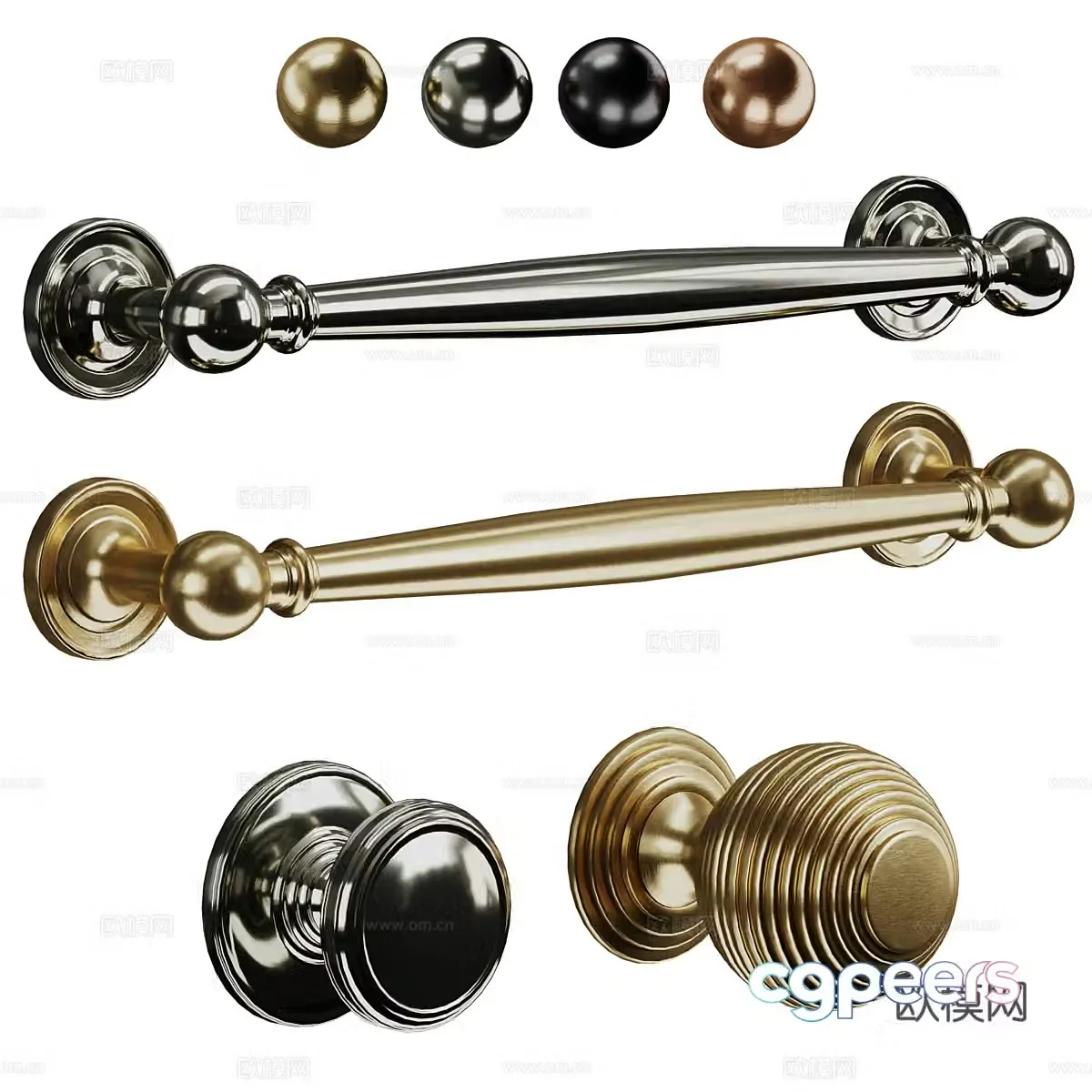 door handle handle 3d model
