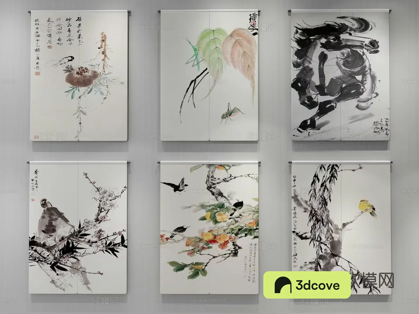 New Chinese style ink painting decorative painting