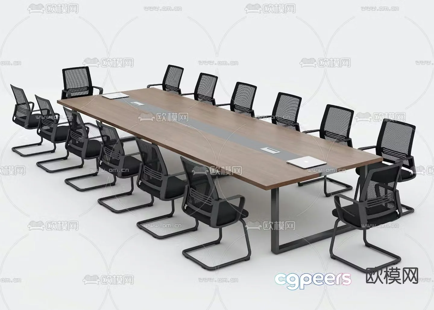 Modern conference table conference table 3d model