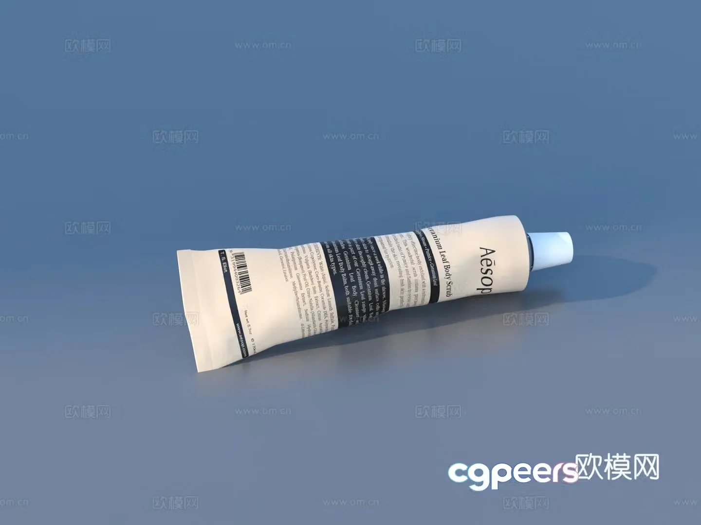 Soft ointment Shoe polish Sketch 3D model