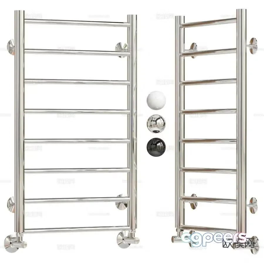 Aurora heated towel rail 3d model