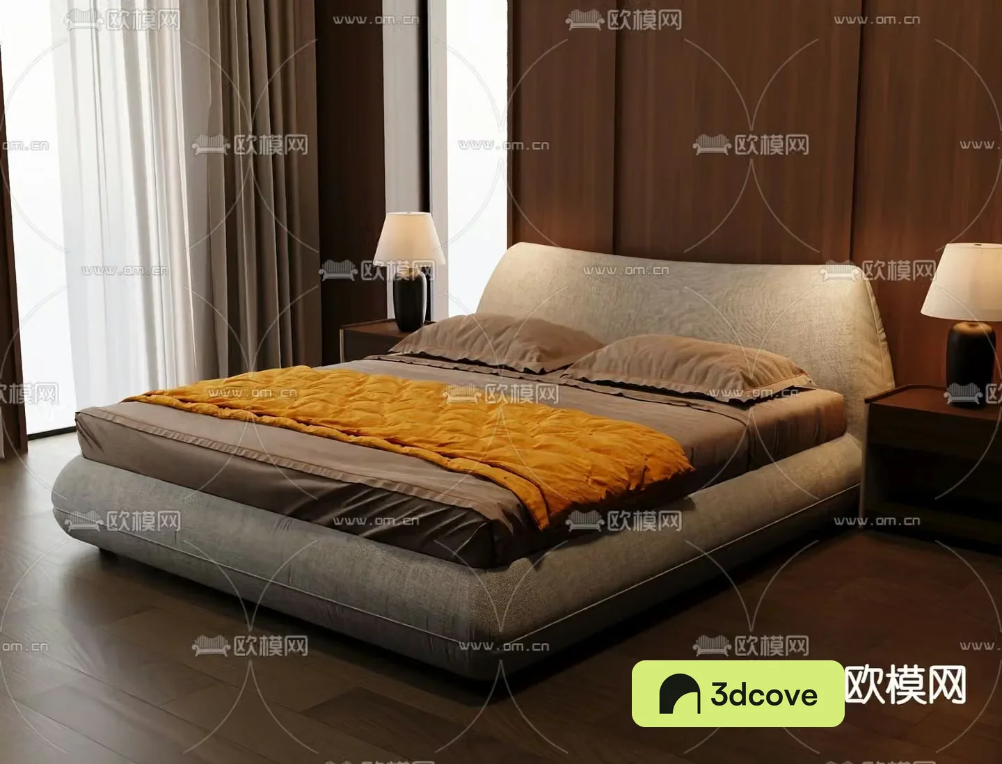 Italian double bed