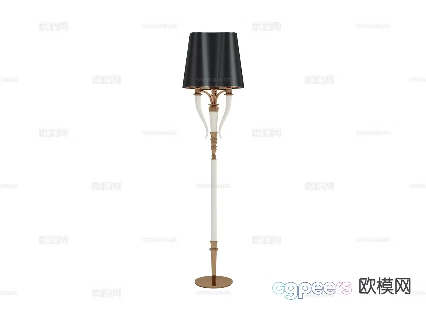 visionnaire European style floor lamp 3d model