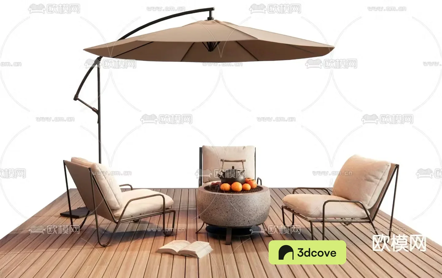 Outdoor chair Leisure chair Garden chair Parasol