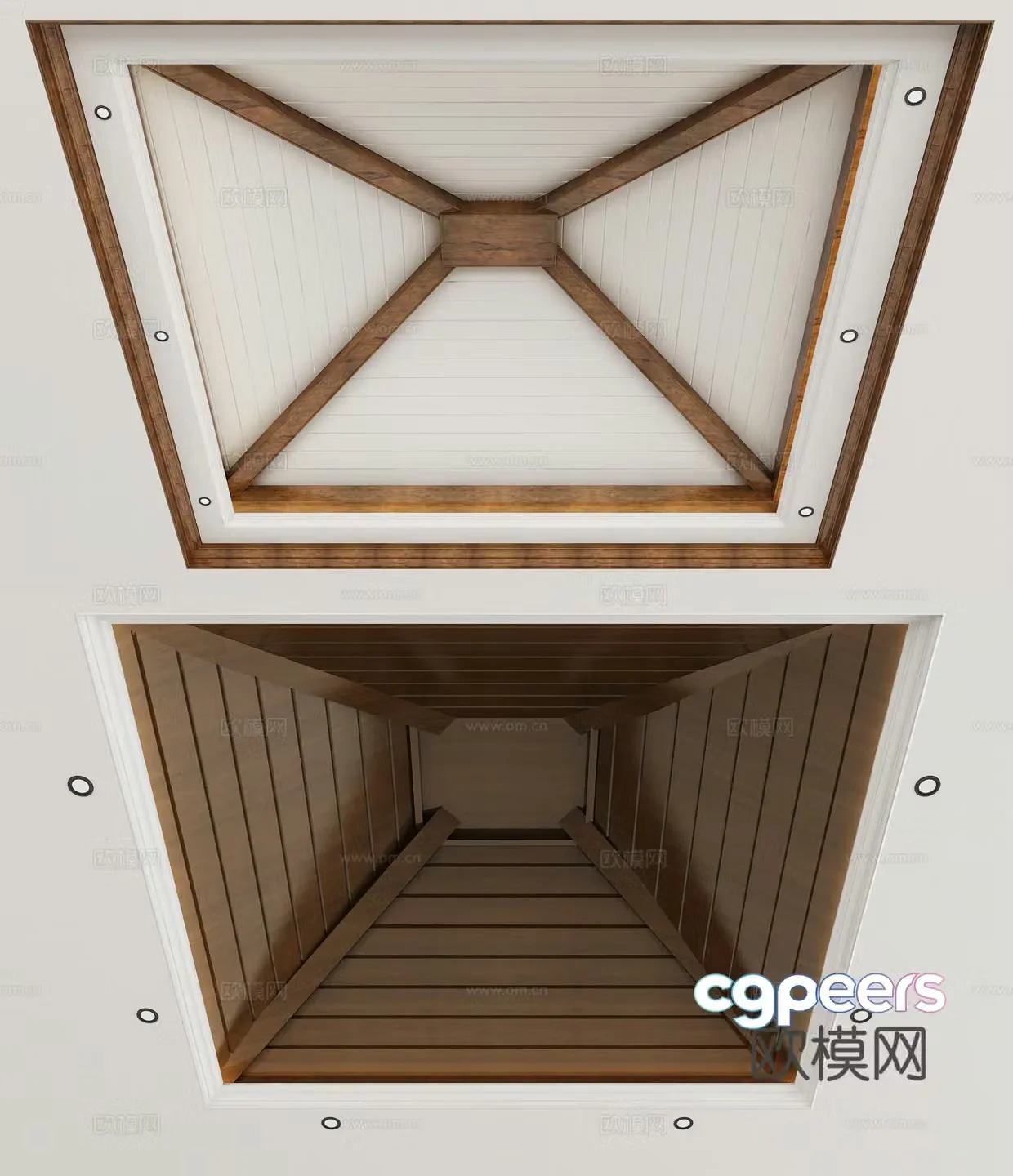 American ceiling 3D model