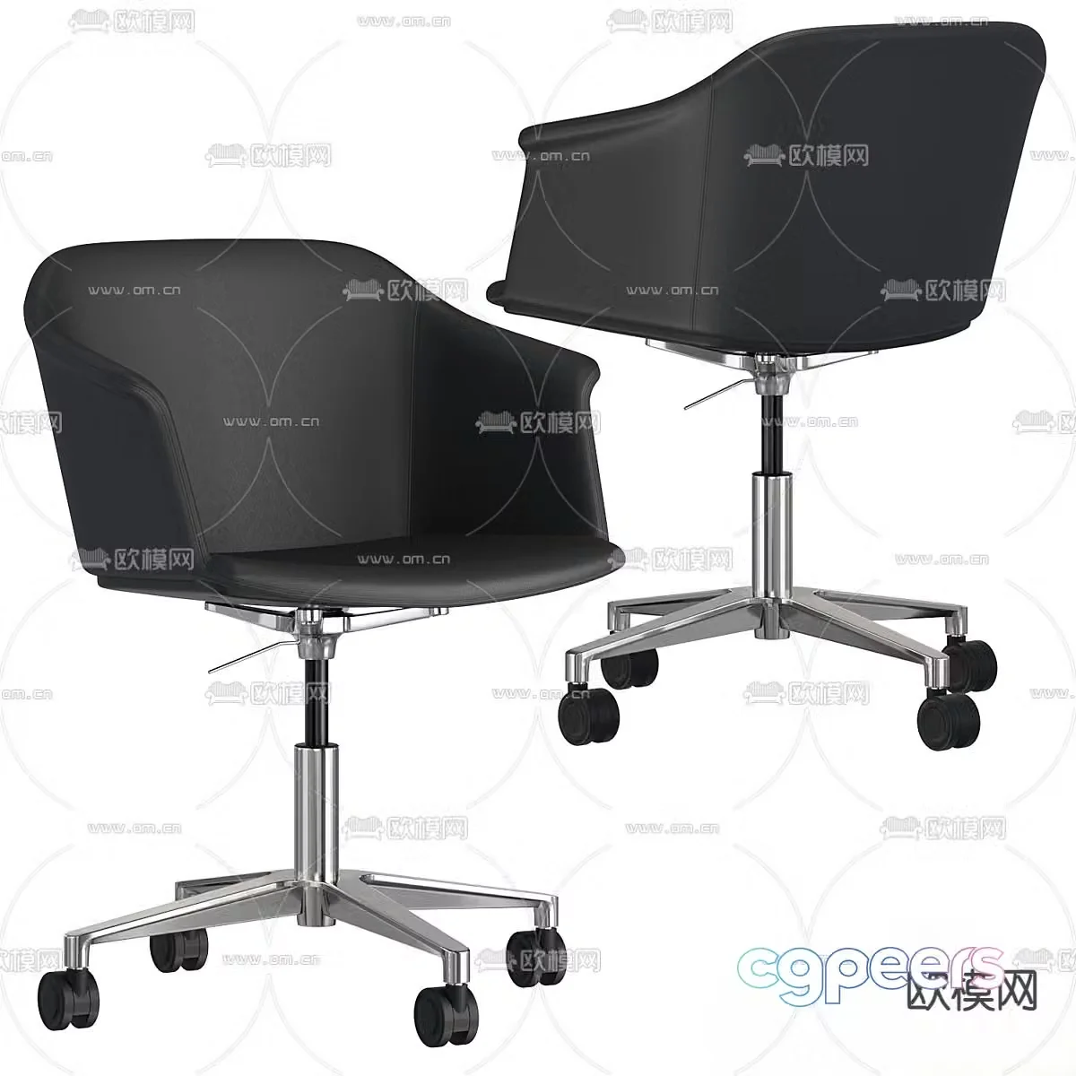 Office chair conference chair staff chair 3d model
