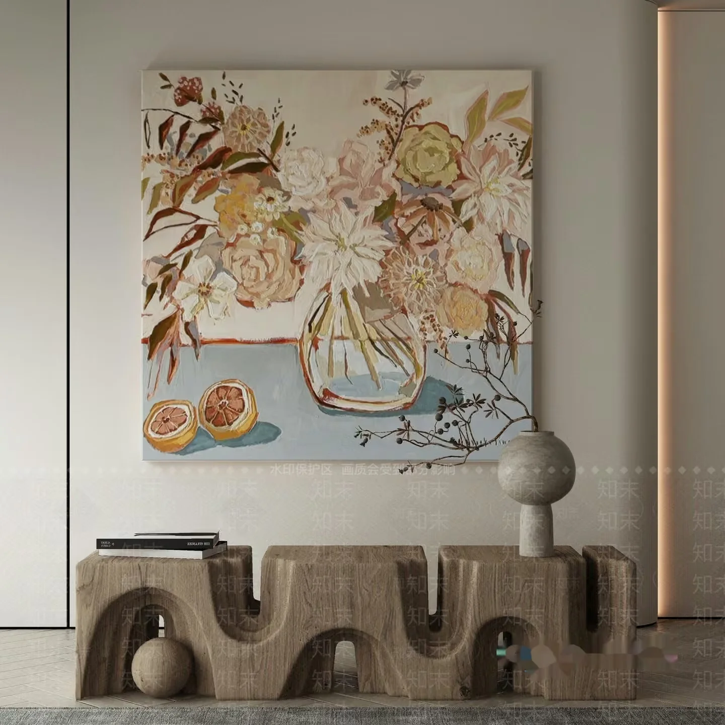 Modern Living Room 3D Model – 10886 – VRAY Render