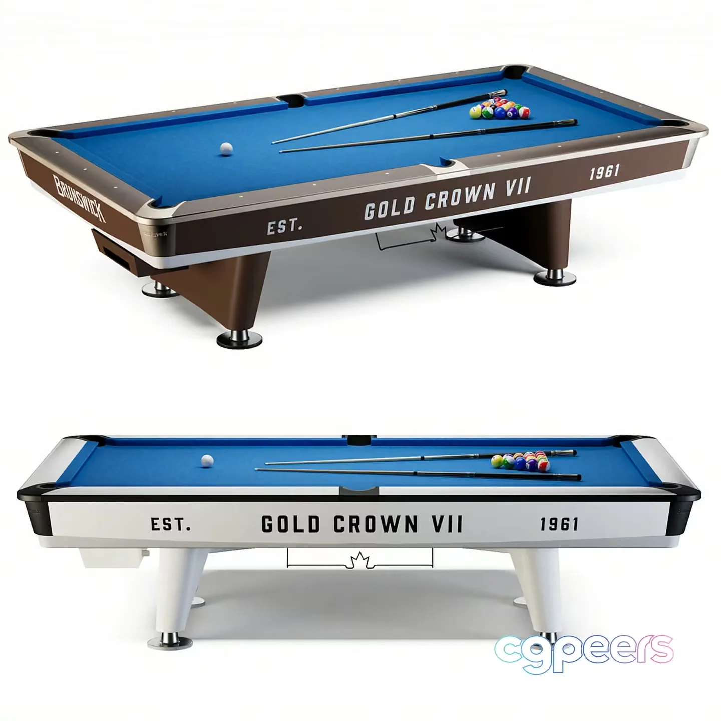 Pool Table 3D Model – 3568 – VRAY Render