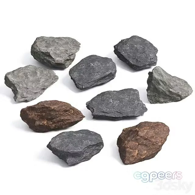 3ds Max Free – Decorative stones