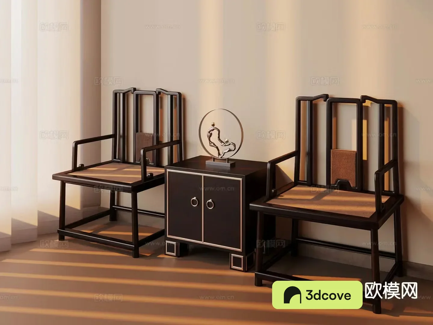 New Chinese style Taishi chair leisure chair