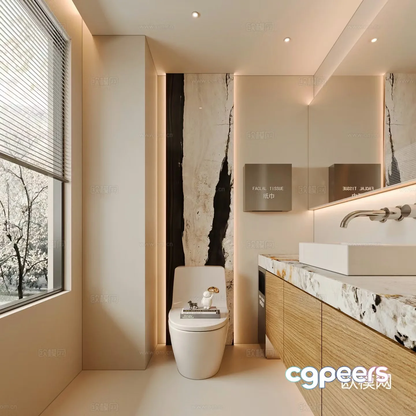Modern bathroom 3d model