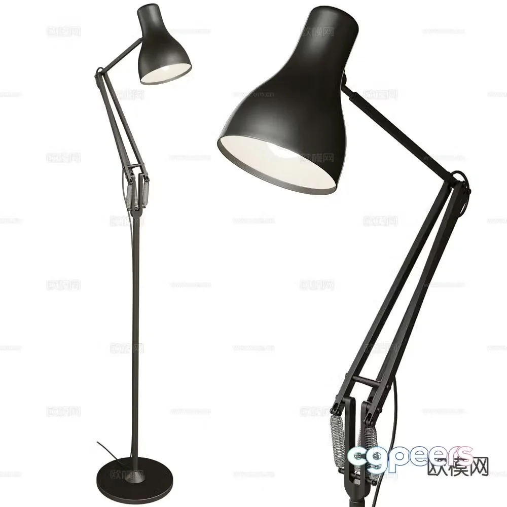 Anglepoise creative floor lamp 3d model