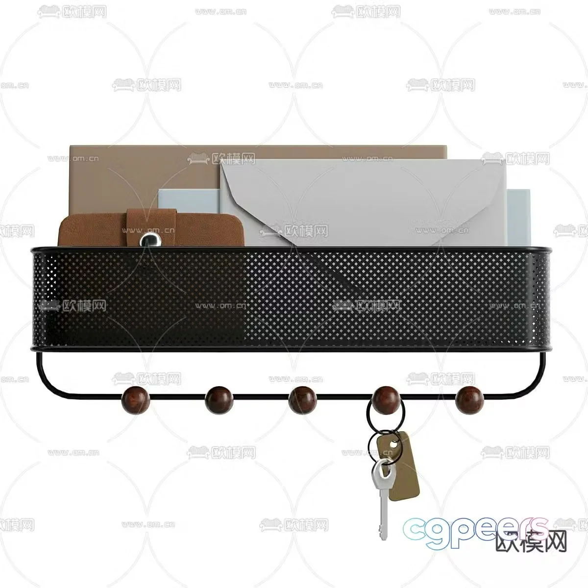 File frame file rack 3d model
