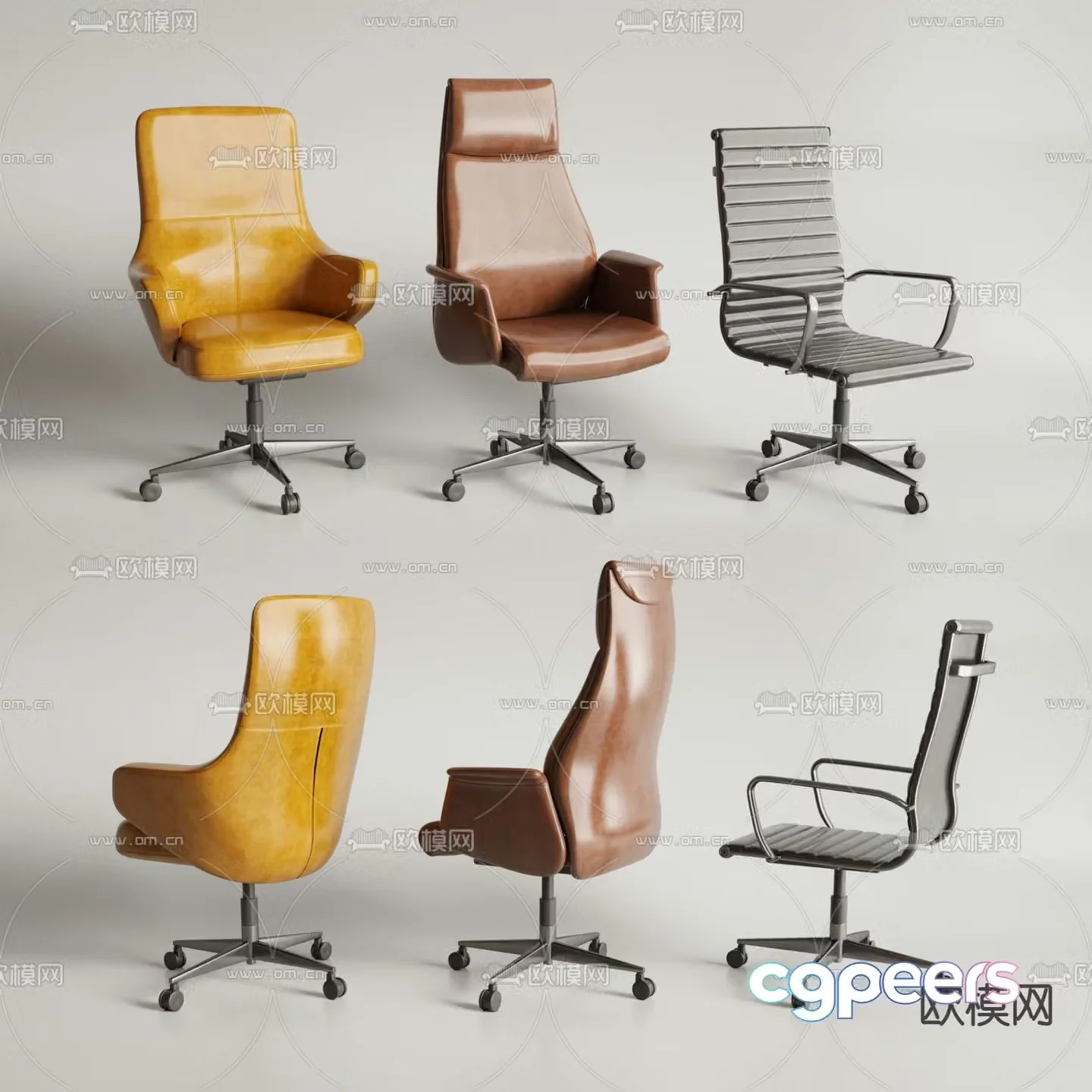 Office chair conference chair negotiation chair executive chair staff chair 3D model