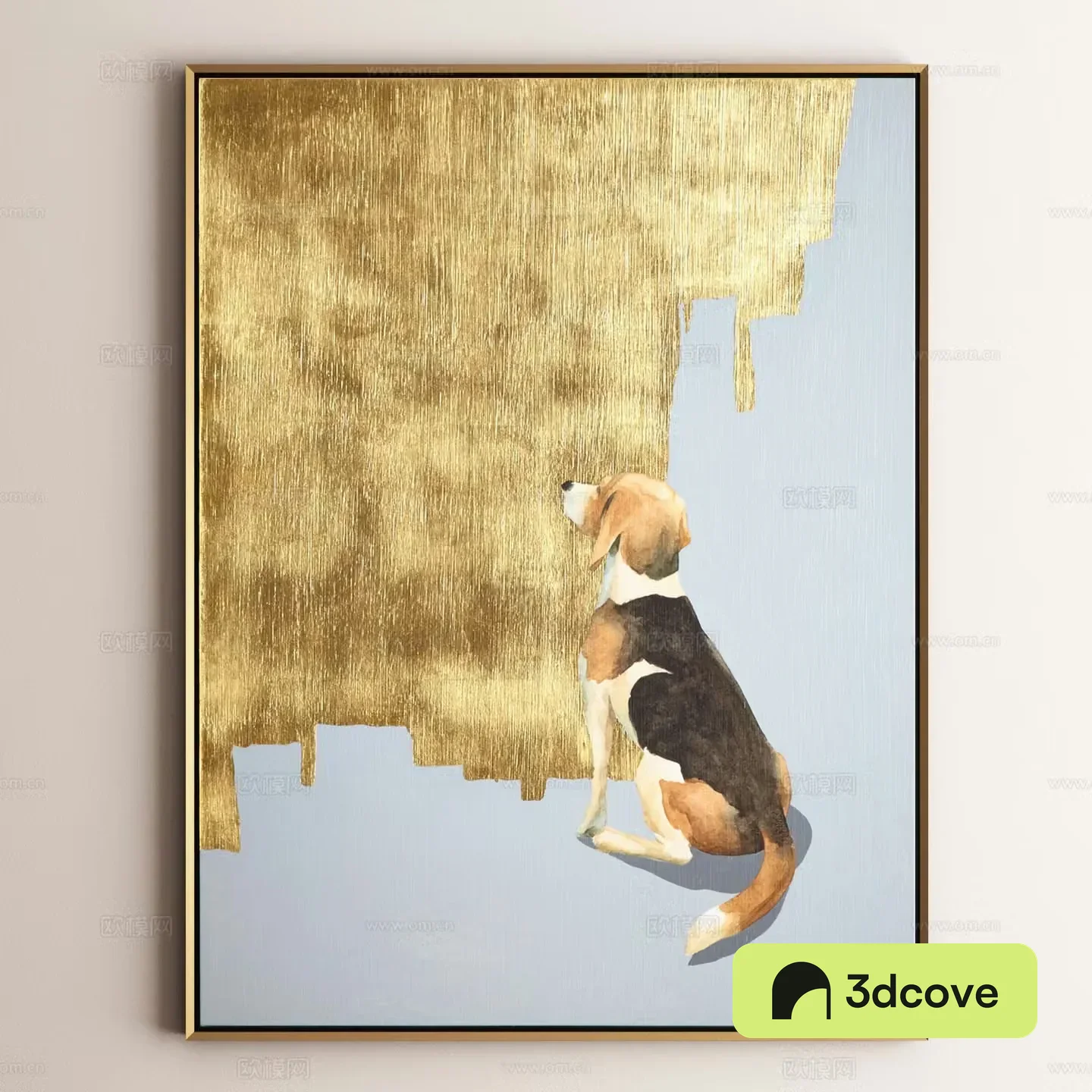 Modern decorative painting oil painting animal hanging painting