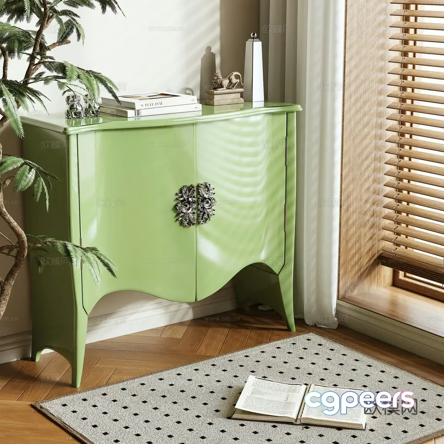 3D model of entrance cabinet