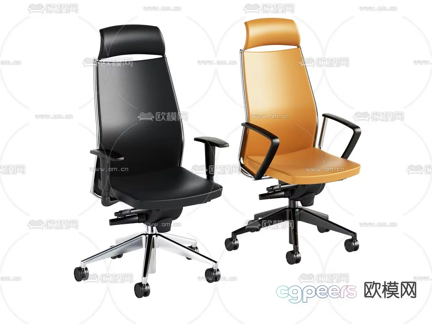 Office chair executive chair boss chair 3d model