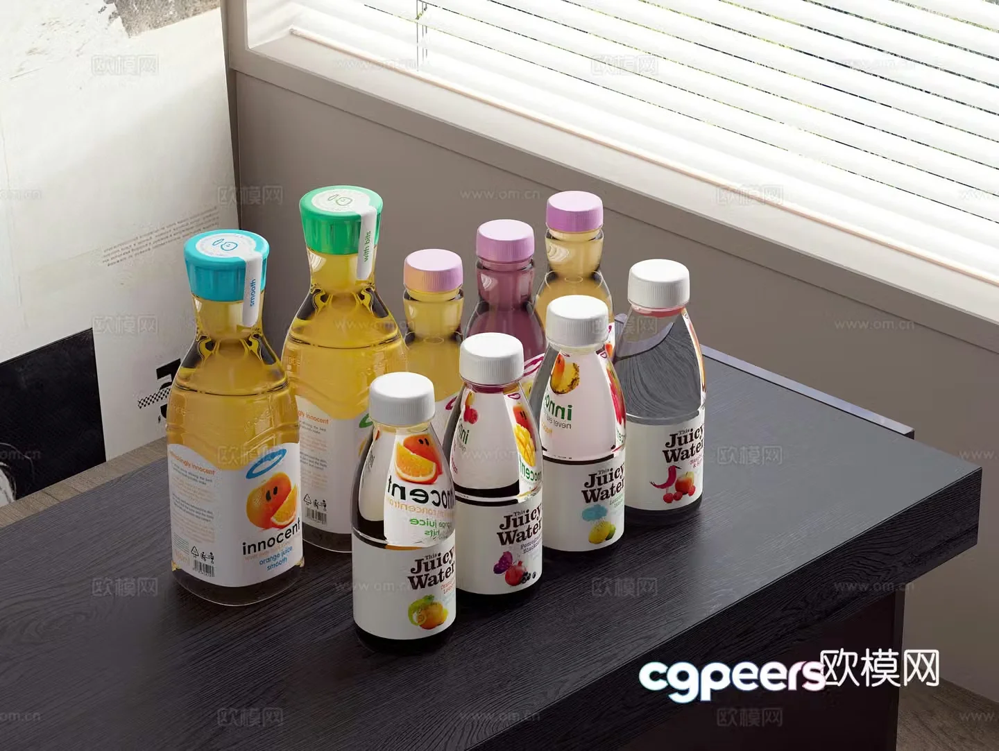 Drink Juice Water 3D Model