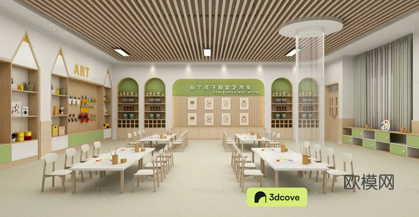 Kindergarten handicraft workshop kindergarten woodworking workshop kindergarten multi -function room