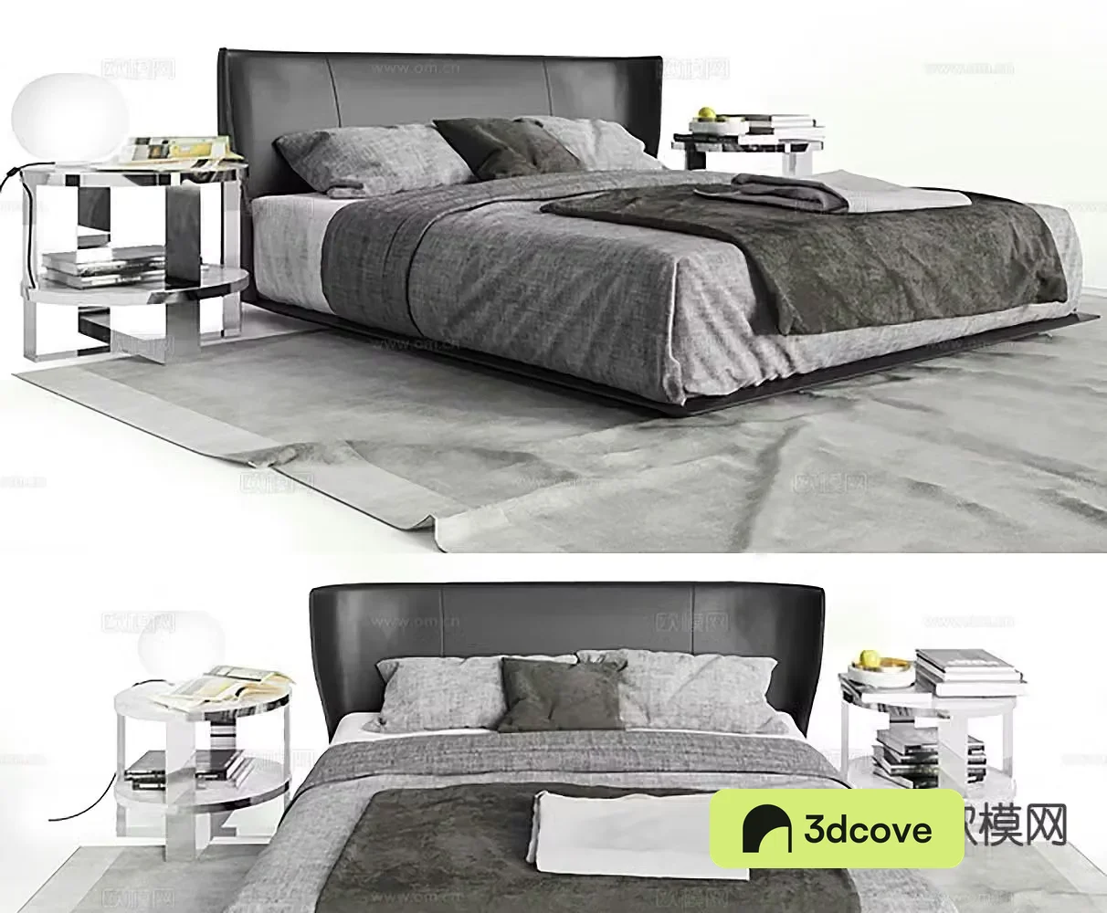 Modern double bed