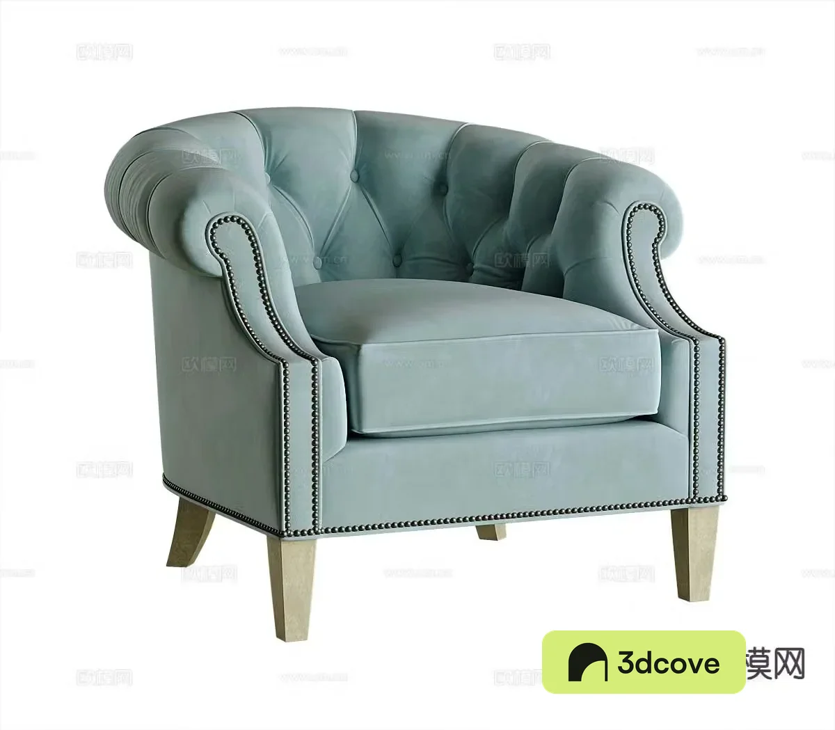 American leisure sofa single sofa
