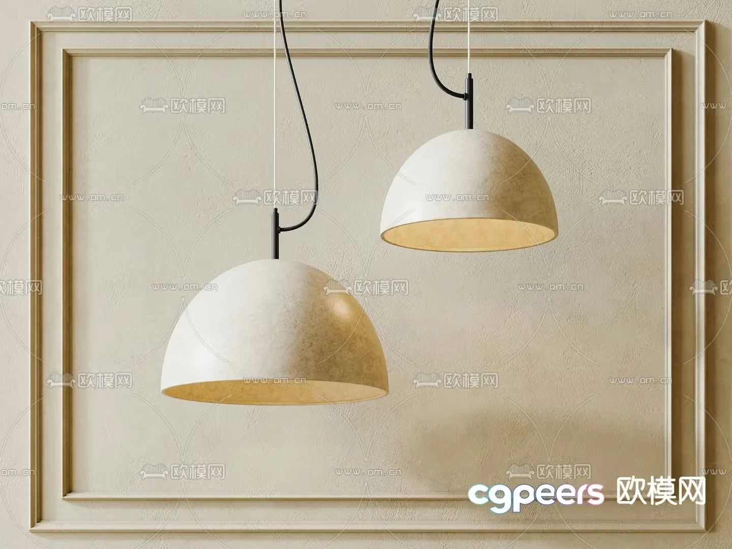 Wasabi Chandelier 3D Model