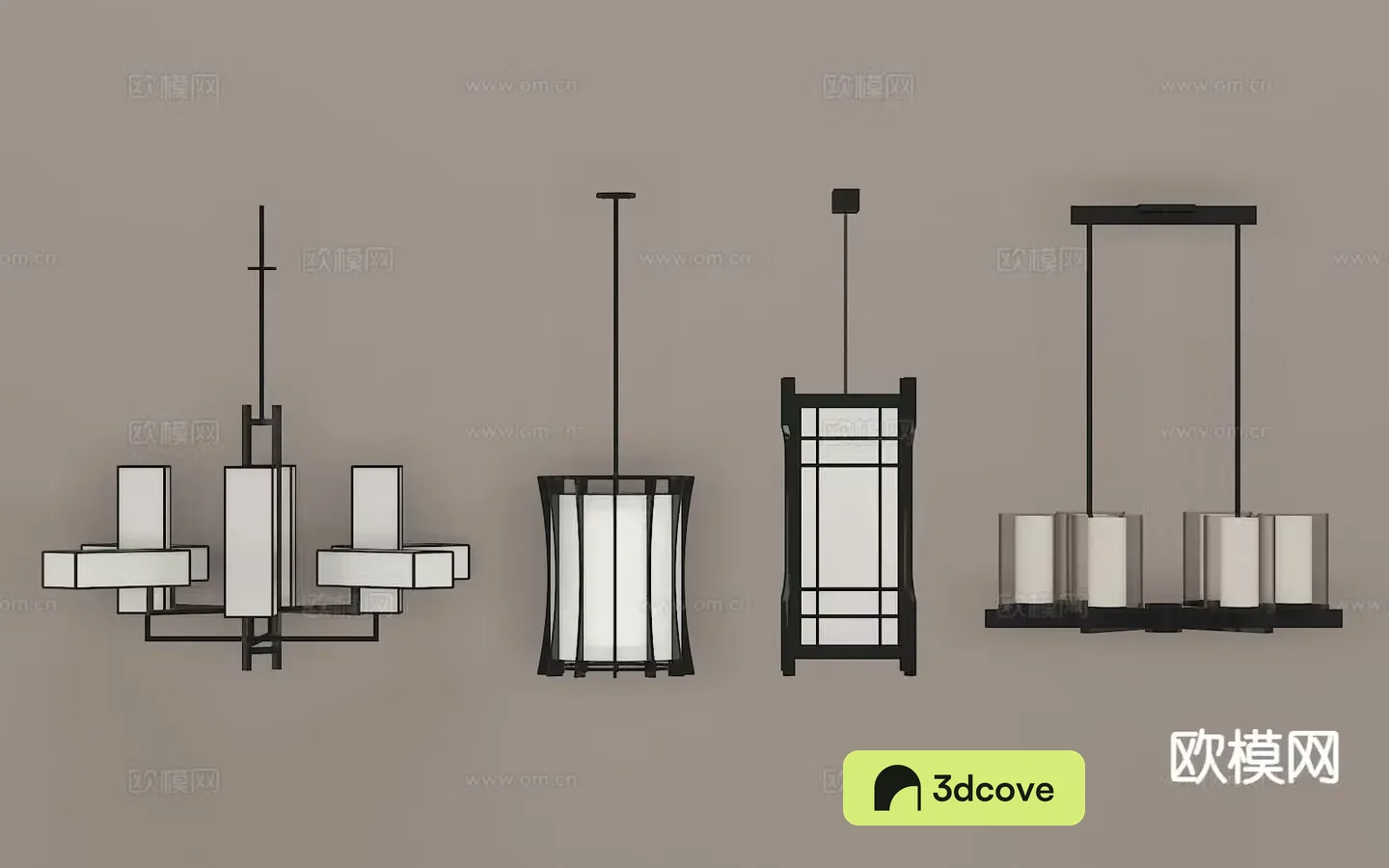 New Chinese style chandelier art lamp