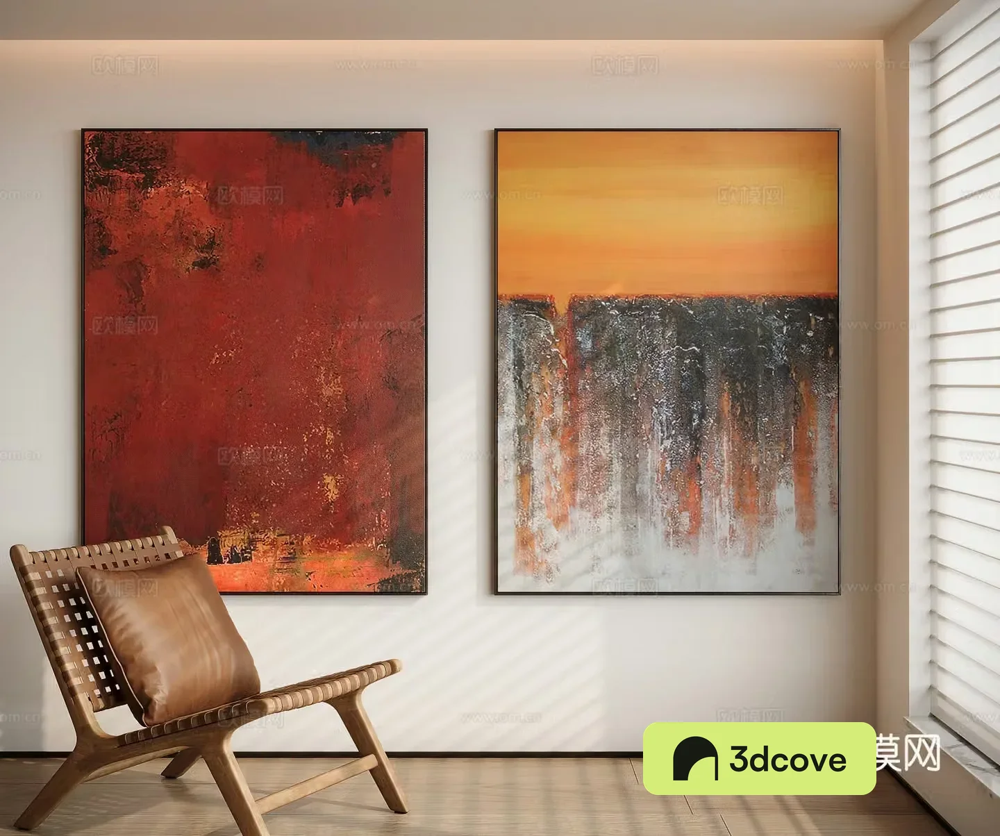 Modern minimalist decorative painting