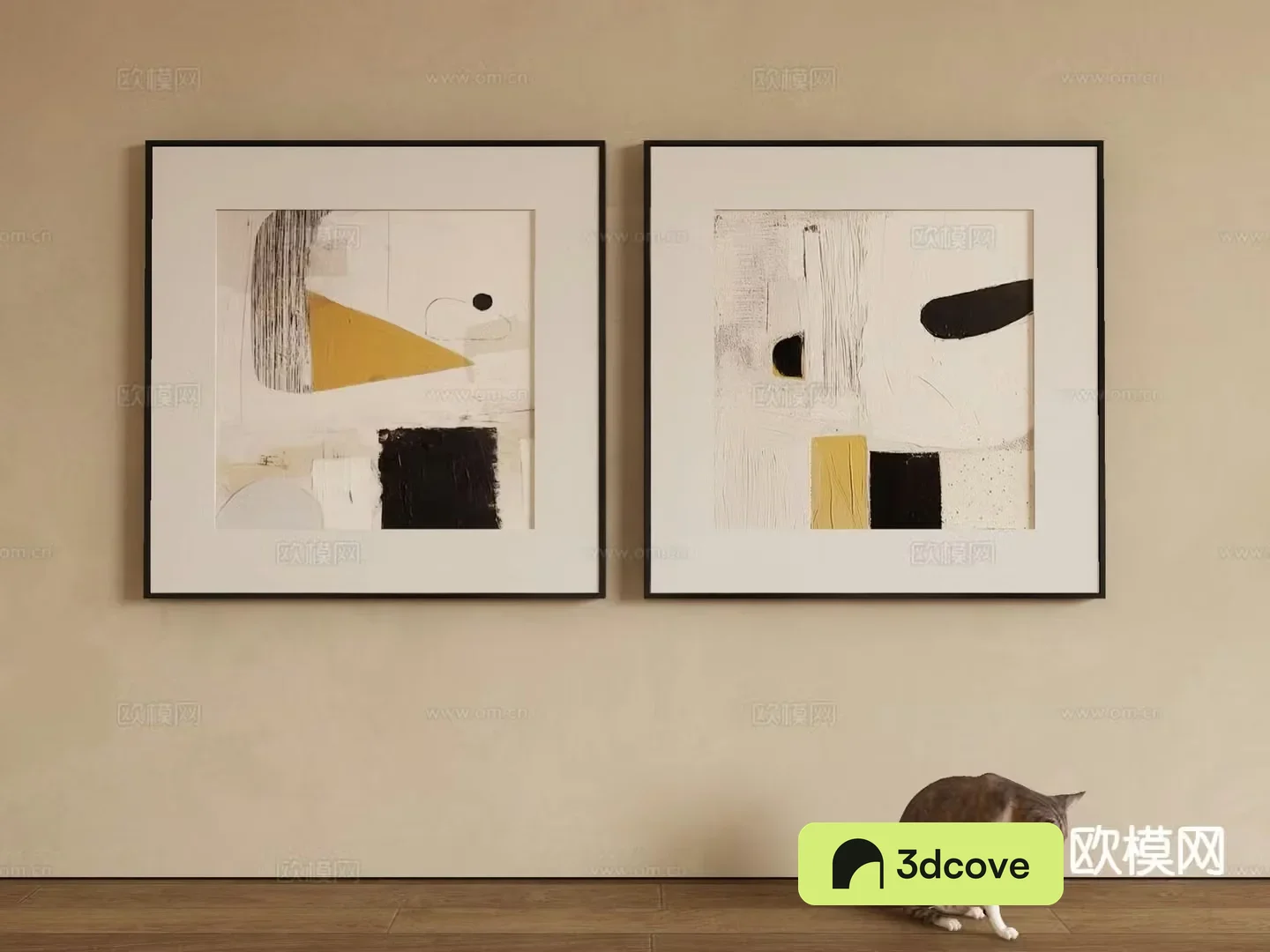 Wabi-sabi art painting texture painting decorative painting