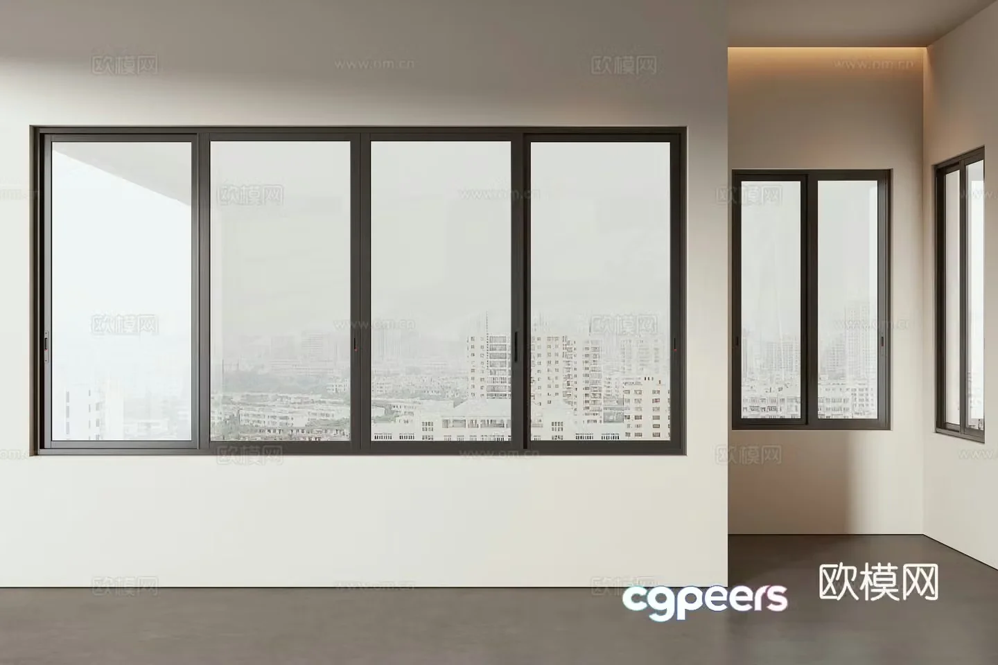 Modern window 3d model