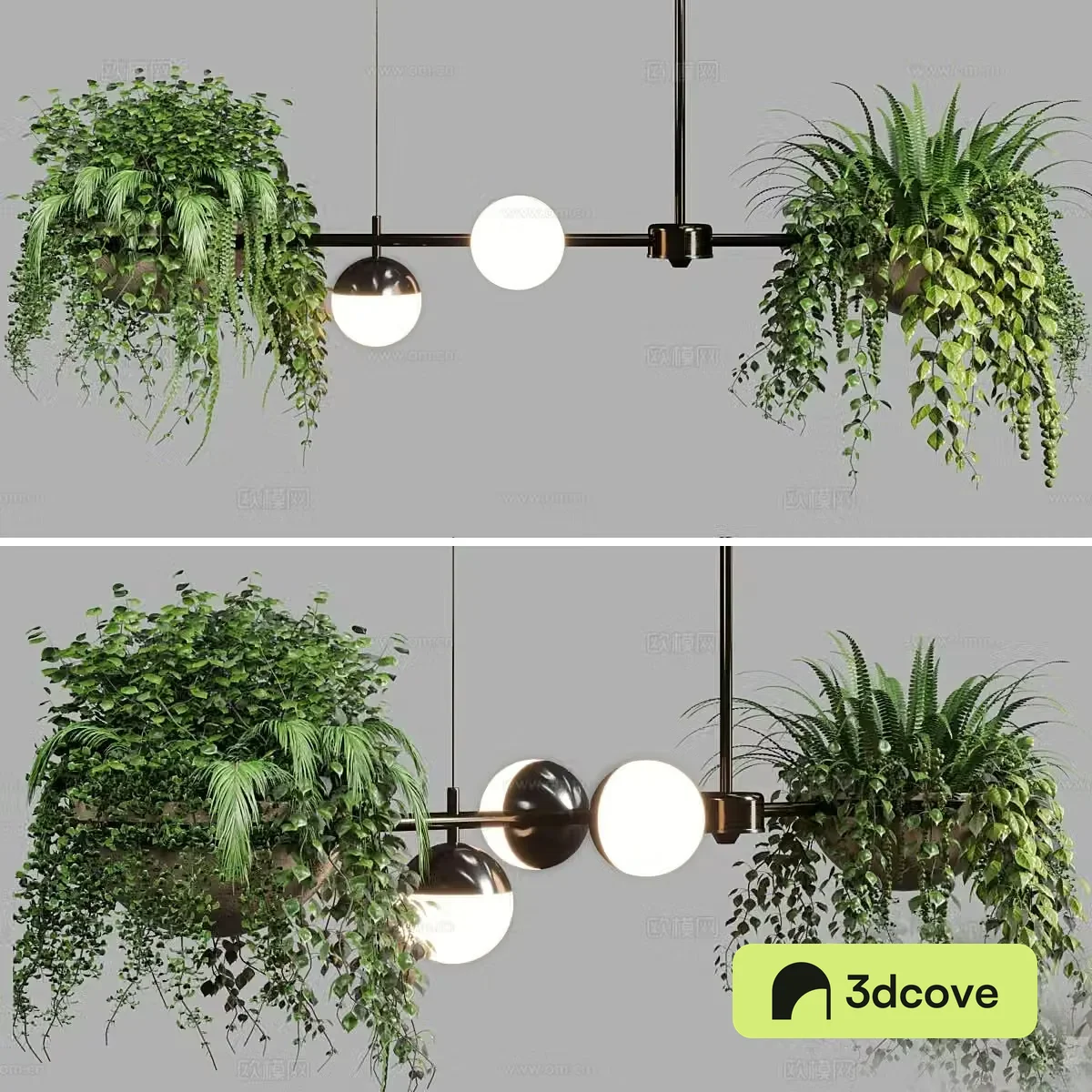 Creative chandelier plant chandelier